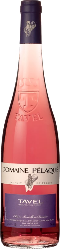 Domaine Pelaquie Tavel Rose 2024 Front Bottle Shot