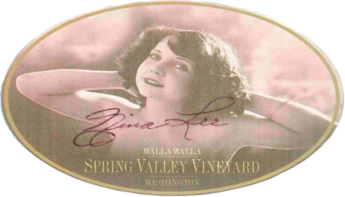 Spring Valley Nina Lee Syrah 2001 Front Label