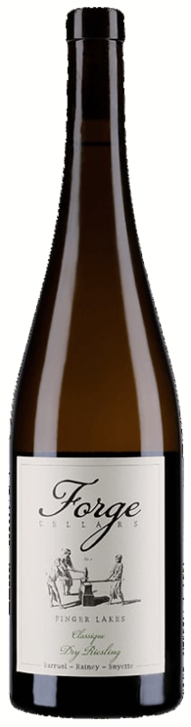 Forge Cellars Classique Dry Riesling 2017 Front Bottle Shot