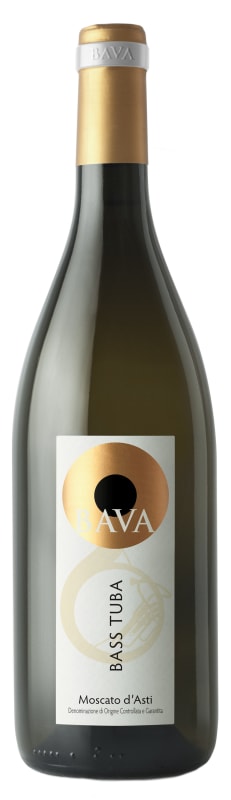 Bava Moscato d'Asti Bass Tuba 2020 Front Bottle Shot