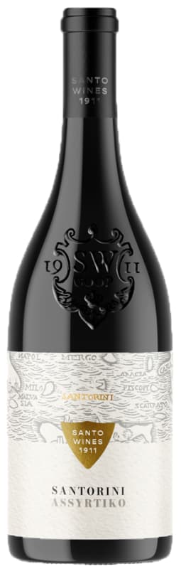 Santo Santorini Assyrtiko 2024 Front Bottle Shot