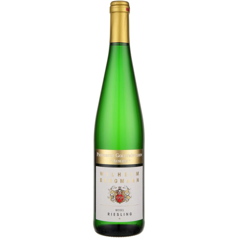 Wilhelm Bergmann Piesporter Goldtropfchen Riesling Auslese 2022 Front Bottle Shot