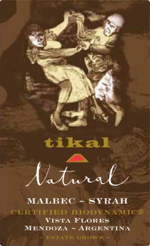 Ernesto Catena Selections Tikal Natural Malbec - Syrah 2017 Front Label