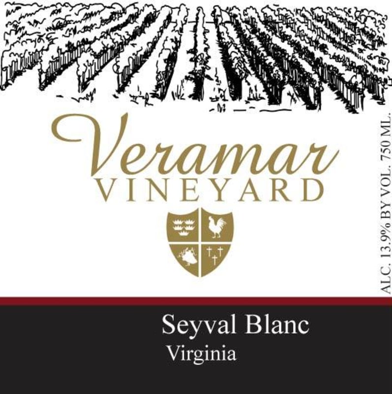 Veramar Vineyard Seyval Blanc 2012 Front Label