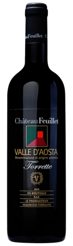 Chateau Feuillet Valle d'Aosta Rosso Torrette 2021 Front Bottle Shot