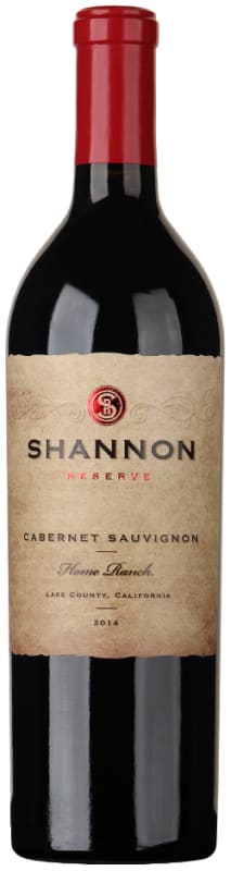 Shannon Reserve Home Ranch Cabernet Sauvignon 2014 Front Bottle Shot