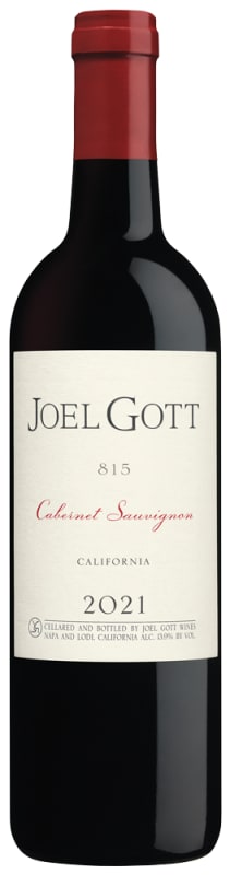 Joel Gott Blend No. 815 Cabernet Sauvignon 2021 Front Bottle Shot