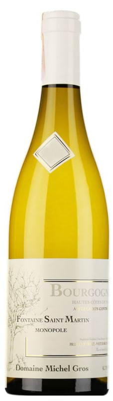 Domaine Michel Gros Hautes Cotes de Nuits Fontaine Saint Martin Monopole Blanc 2022 Front Bottle Shot