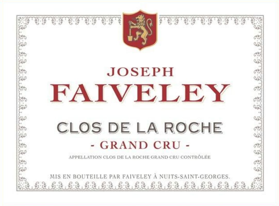 Faiveley Clos de la Roche Grand Cru 2012 Front Label