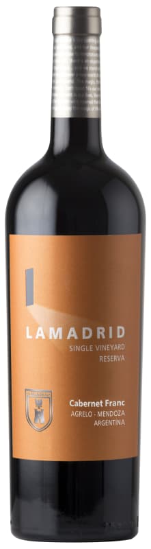 Lamadrid Single Vineyard Cabernet Franc Reserva 2019 Front Bottle Shot