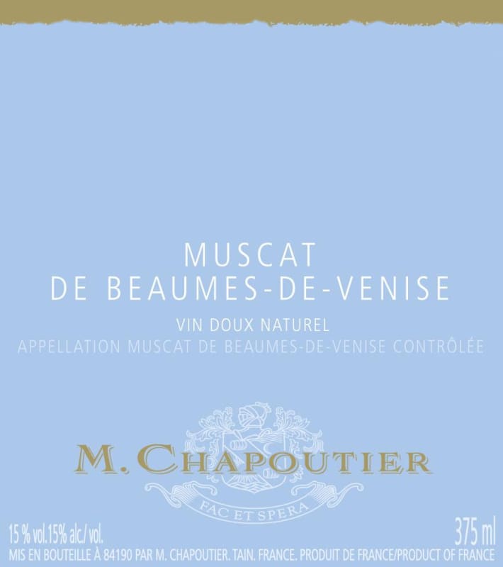 M. Chapoutier Muscat de Beaumes de Venise 2012 Front Label