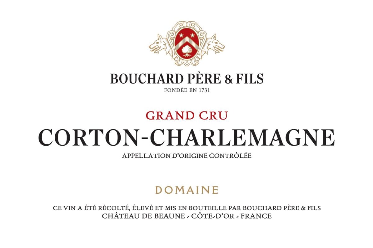 Bouchard Pere & Fils Corton-Charlemagne Grand Cru (375ML half-bottle) 2019 Front Label