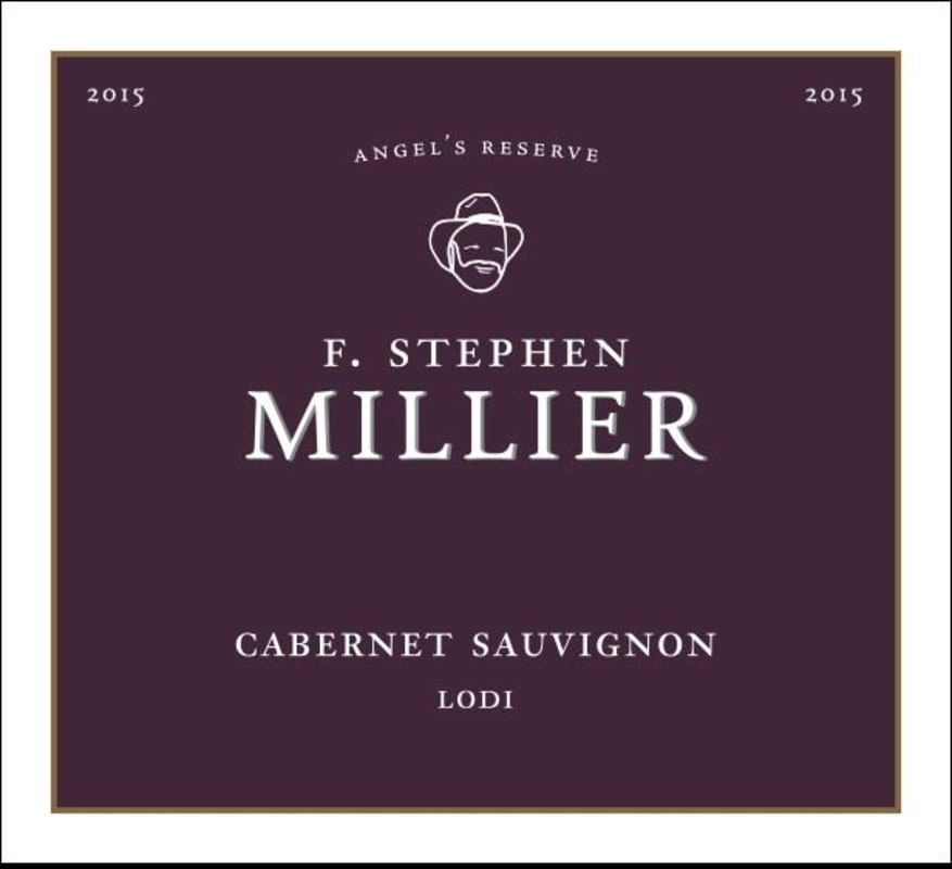 F. Stephen Millier Angel's Reserve Cabernet Sauvignon 2015 Front Label