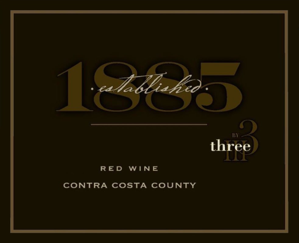 Three Wine Company Established 1885 Red Wine 2015 Front Label