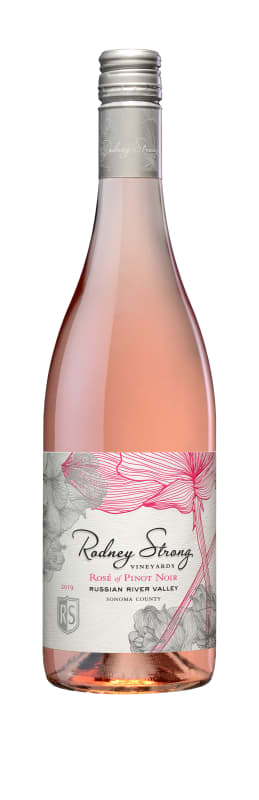 Rodney Strong Rose of Pinot Noir 2019 Front Bottle Shot