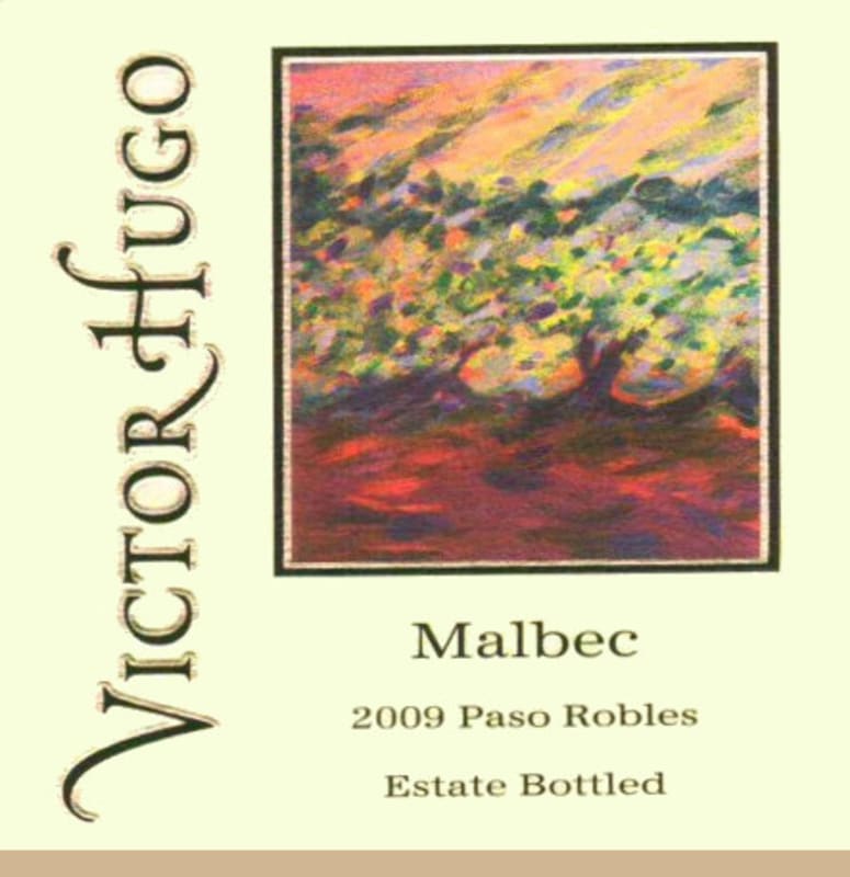 Victor Hugo Winery Malbec 2009 Front Label