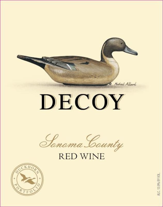 Decoy Sonoma County Red 2015 Front Label