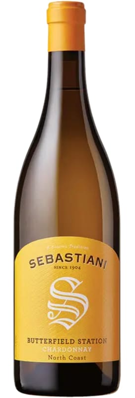 Sebastiani Butterfield Station Chardonnay 2020 Front Bottle Shot