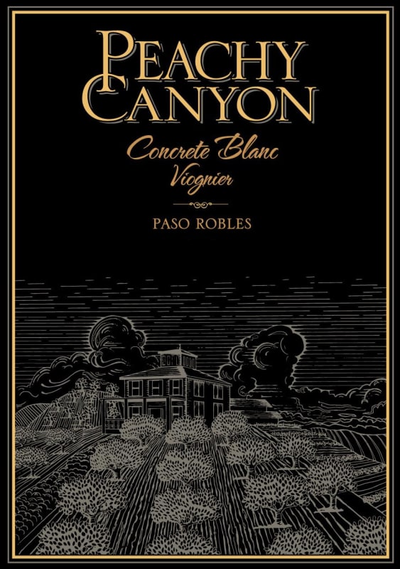 Peachy Canyon Concrete Blanc Viognier 2016 Front Label