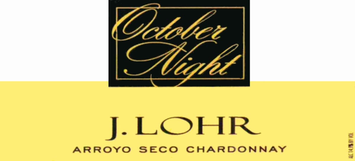 J. Lohr October Night Chardonnay 2010 Front Label