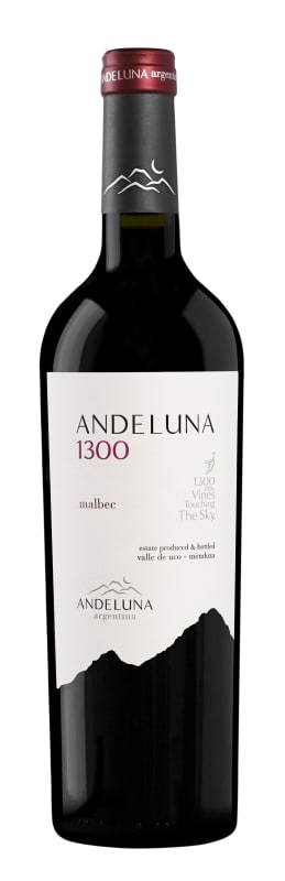 Andeluna 1300 Malbec 2018 Front Bottle Shot
