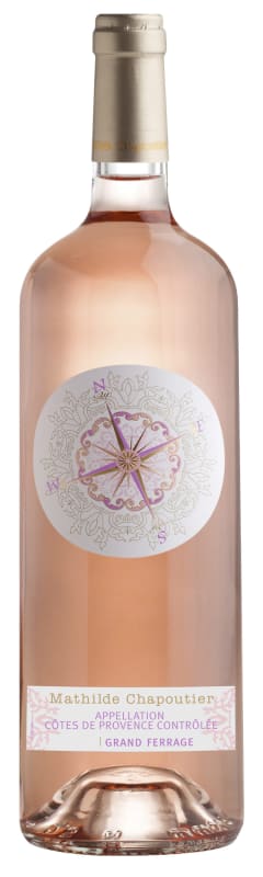 Mathilde Chapoutier Cotes de Provence Rose 2021 Front Bottle Shot
