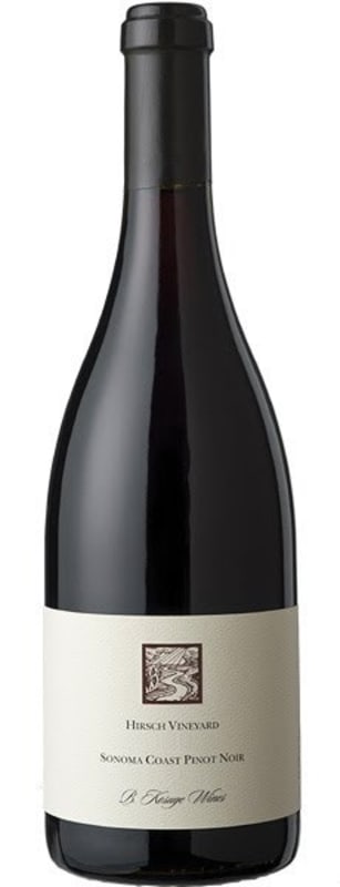 B. Kosuge Hirsch Vineyard Pinot Noir 2014 Front Bottle Shot