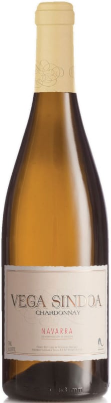 Bodegas Nekeas Vega Sindoa Barrel Fermented Chardonnay 2015 Front Bottle Shot