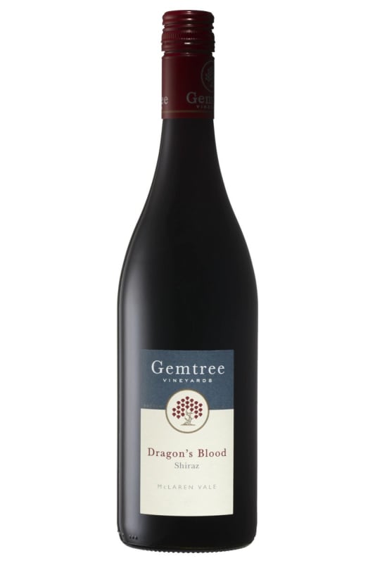 Gemtree Vineyards Dragon's Blood Shiraz 2017 Front Bottle Shot