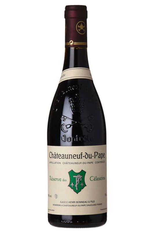 Henri Bonneau Chateauneuf-du-Pape Reserve des Celestins 2001 Front Bottle Shot