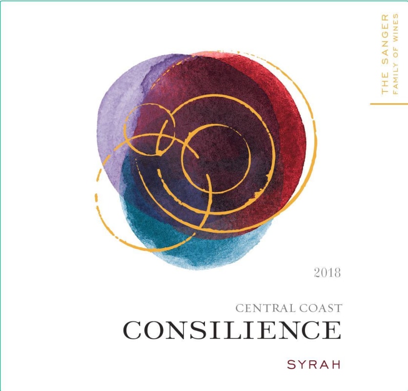 Consilience Syrah 2018 Front Label