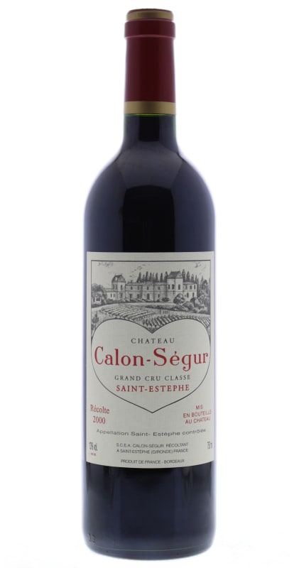 Chateau Calon-Segur 2000 Front Bottle Shot