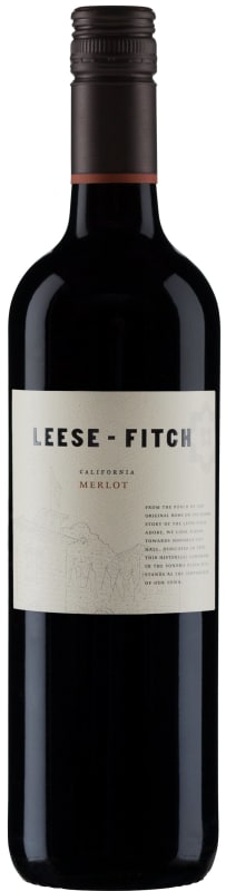 Leese-Fitch Merlot 2017 Front Bottle Shot