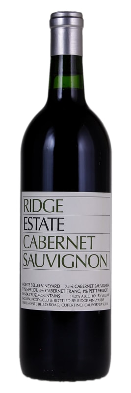 Ridge Estate Cabernet Sauvignon (1.5 Liter Magnum) 2018 Front Bottle Shot