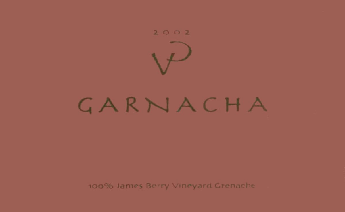 Villa Creek Garnacha 2002 Front Label