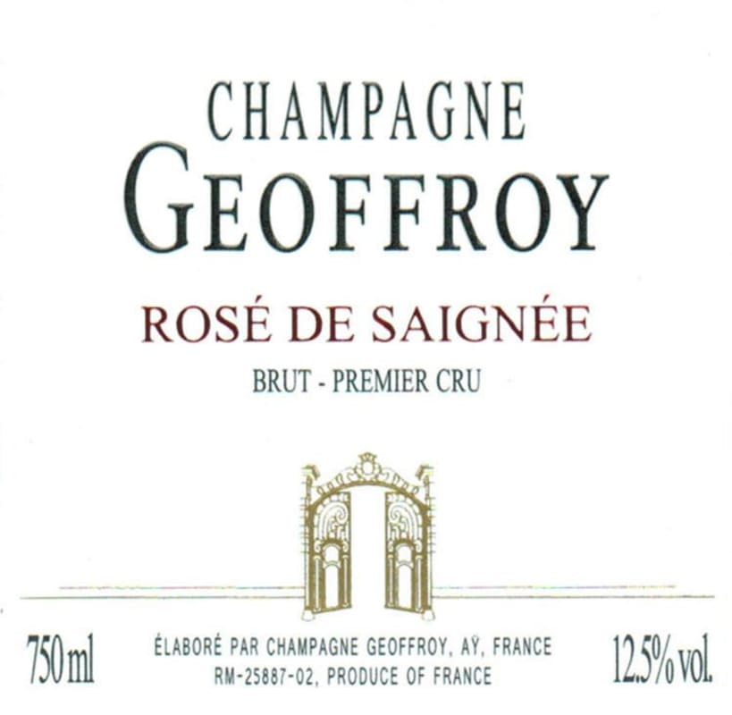 Geoffroy Rose de Saignee Brut (1.5 Liter Magnum) Front Label
