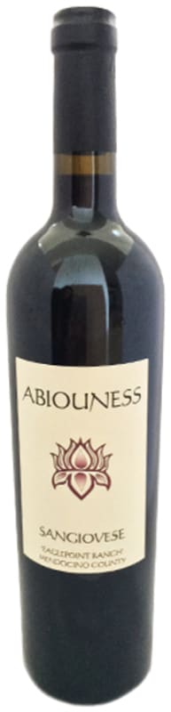 Abiouness Wines Eaglepoint Ranch Sangiovese 2016 Front Bottle Shot