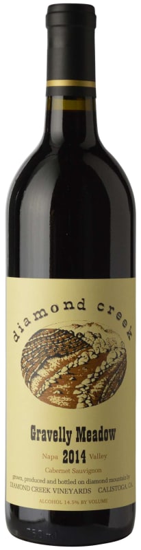 Diamond Creek Gravelly Meadow Cabernet Sauvignon 2014 Front Bottle Shot