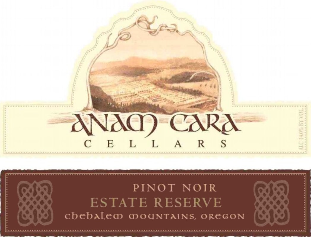 Anam Cara Estate Reserve Pinot Noir 2006 Front Label