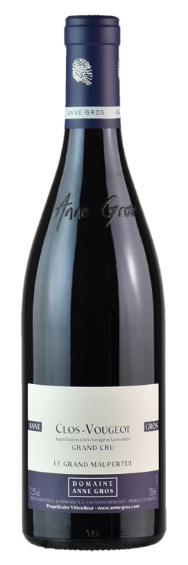 Domaine Anne Gros Clos Vougeot Grand Cru Le Grand Maupertui 2023 Front Bottle Shot