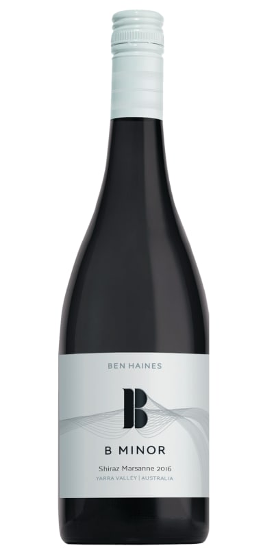 Ben Haines B Minor Shiraz Marsanne 2016 Front Bottle Shot