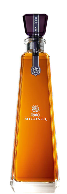 1800 Milenio Extra Anejo Tequila Front Bottle Shot