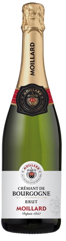 Moillard Cremant de Bourgogne Brut 2023 Front Bottle Shot
