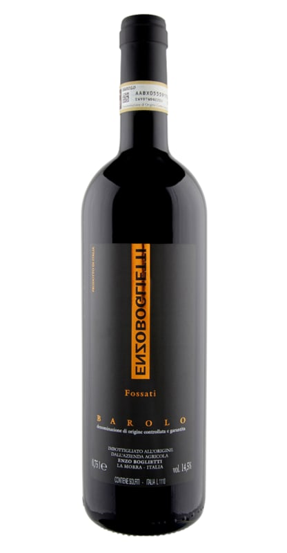 Enzo Boglietti Barolo Fossati 2016 Front Bottle Shot