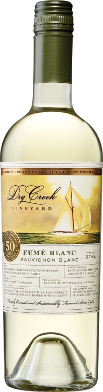 Dry Creek Vineyard Fume Blanc 2022 Front Bottle Shot