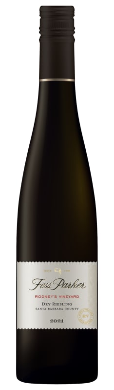 Fess Parker Rodney's Vineyard Dry Riesling 2021 Front Bottle Shot