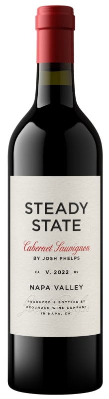 Grounded Wine Co. Steady State Napa Valley Cabernet Sauvignon 2022 Front Bottle Shot
