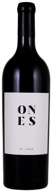 Booker Vineyard Ones Syrah 2015 Front Bottle Shot
