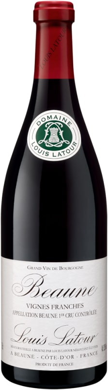 Louis Latour Beaune Vignes Franches Premier Cru 2018 Front Bottle Shot