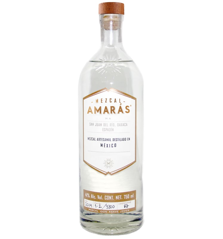Mezcal Amaras Espadin Mezcal Front Bottle Shot